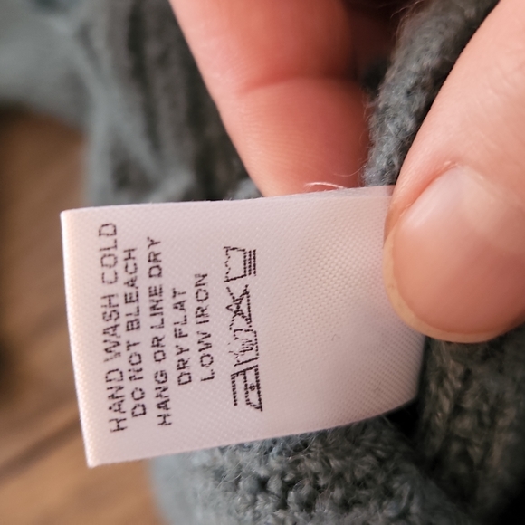 Vivian Teal Blue One Size Flowy Sweater - Picture 7 of 9